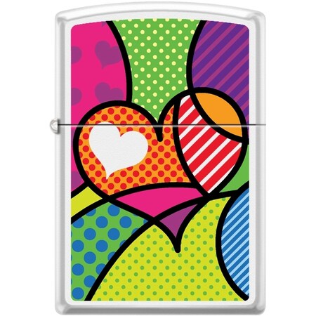 Zippo 2024 Zippo Custom Funky Heart White Matte ZIP-214CI403610